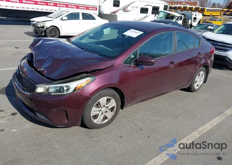 2017 Kia Forte Lx из США, поврежденный, VIN 3KPFK4A74HE056937